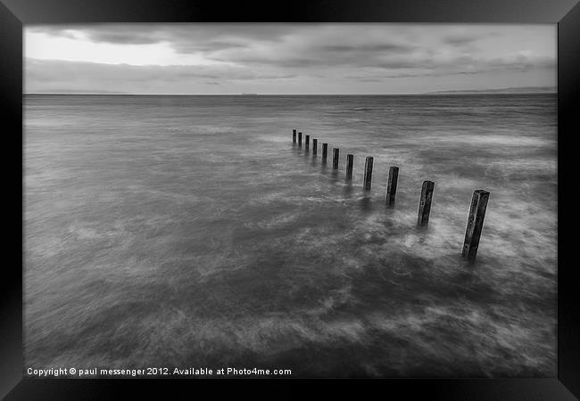 Storm Brewing Framed Print by Paul Messenger