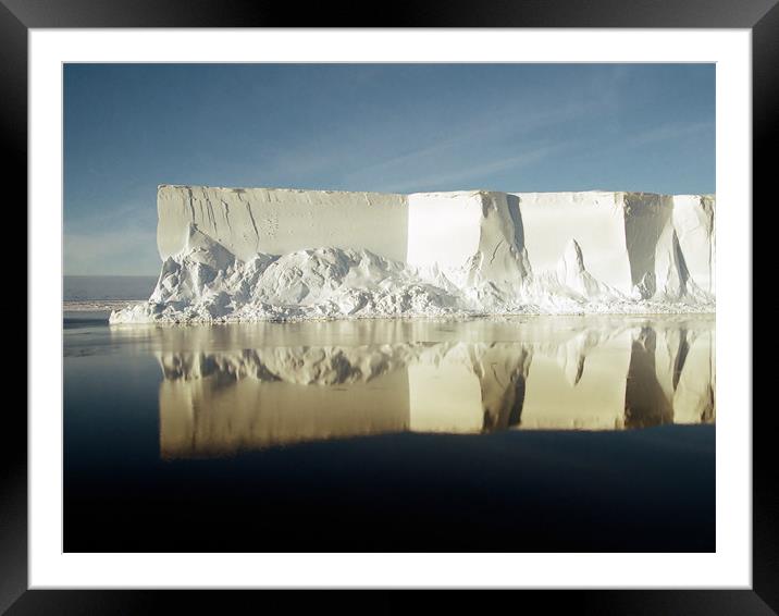 Iceberg Ross Sea Antarctica Framed Mounted Print by Carole-Anne Fooks