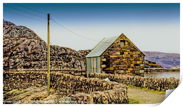 Diabaig Harbour, Loch Torridon Print by Tylie Duff Photo Art