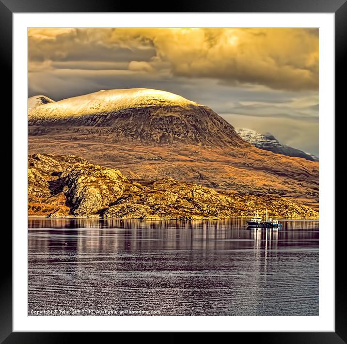 Loch Shieldaig Salmon Fishery Framed Mounted Print by Tylie Duff Photo Art