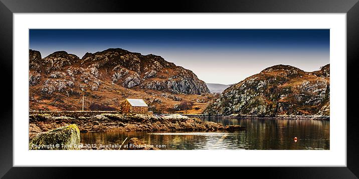 Serenity at Diabaig Harbour Framed Mounted Print by Tylie Duff Photo Art
