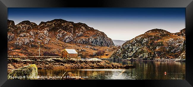 Serenity at Diabaig Harbour Framed Print by Tylie Duff Photo Art