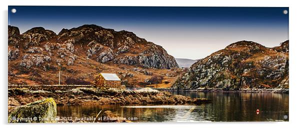 Serenity at Diabaig Harbour Acrylic by Tylie Duff Photo Art