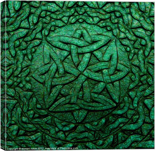 Celtic designs and patterns 31 Canvas Print by stewart oakes