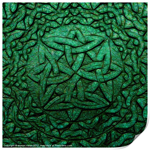 Celtic designs and patterns 31 Print by stewart oakes