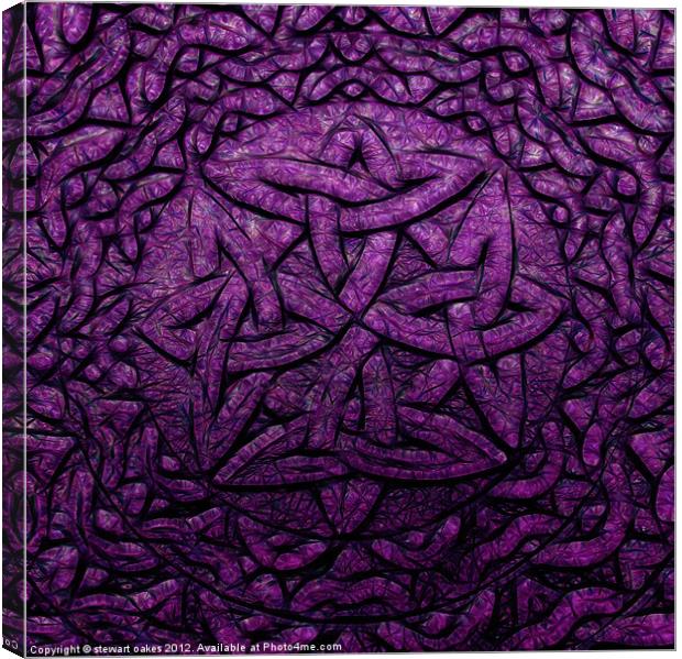 Celtic designs and patterns 32 Canvas Print by stewart oakes