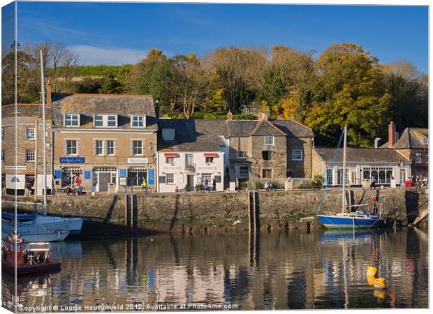 The inner harbour at Padstow, Cornwall Canvas Print by Louise Heusinkveld