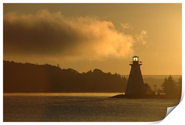 The Old Lighthouse  Print by Robert Gillespie