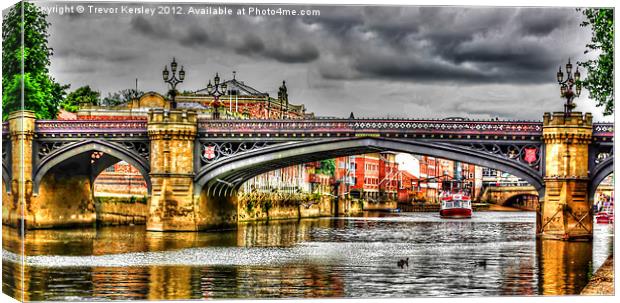 River Ouse York Canvas Print by Trevor Kersley RIP