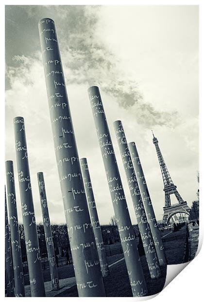 A Day in Paris Print by Toon Photography