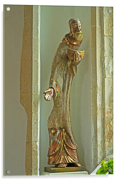 Saint Andrew Acrylic by Bill Simpson
