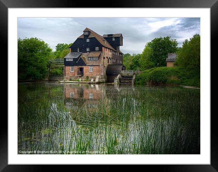 Houghton Mill Framed Mounted Print by Stephen Birch