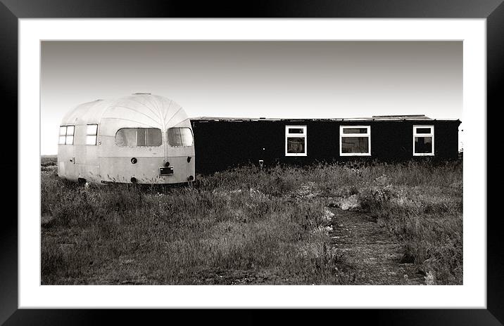 Simple life in Dungeness Framed Mounted Print by Sophie Martin-Castex