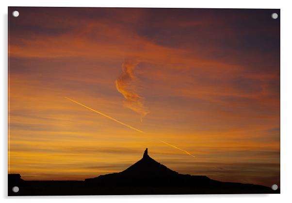 Sunset, Utah Acrylic by Claudio Del Luongo