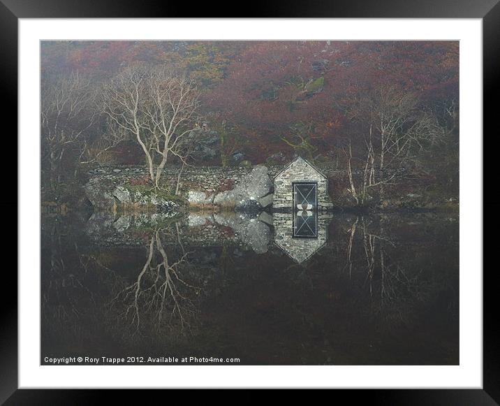 Boat house Framed Mounted Print by Rory Trappe