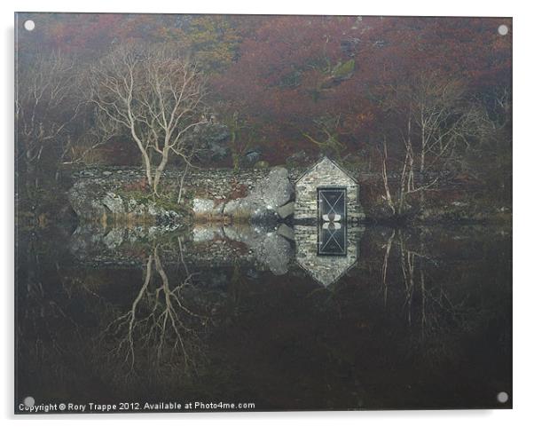 Boat house Acrylic by Rory Trappe