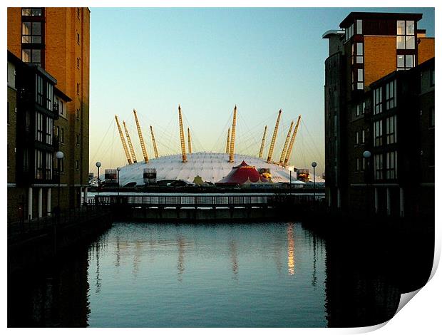 O2 Dome North Greenwich London Print by David French