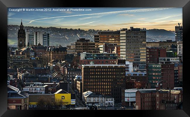 Sheffield Skyline Framed Print by K7 Photography