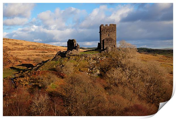 Dolwyddelan Castle Print by Gail Johnson