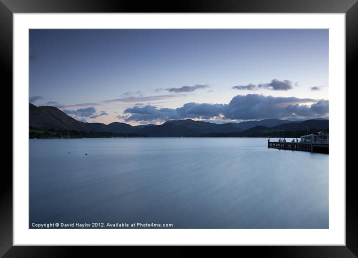 Ullswater Lake from Pooley Bridge Framed Mounted Print by David Haylor