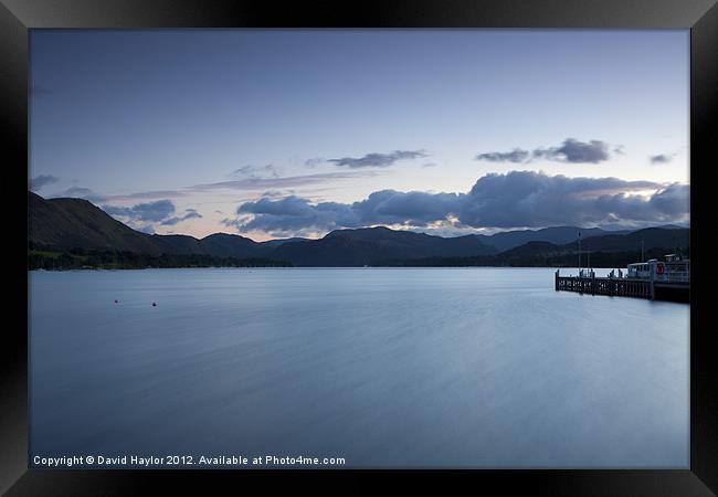 Ullswater Lake from Pooley Bridge Framed Print by David Haylor
