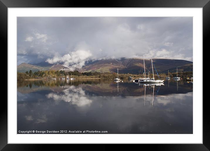 Dreaming of Derwentwater Framed Mounted Print by George Davidson