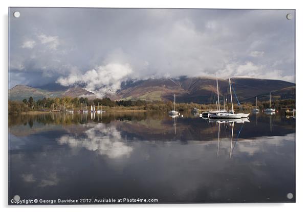 Dreaming of Derwentwater Acrylic by George Davidson