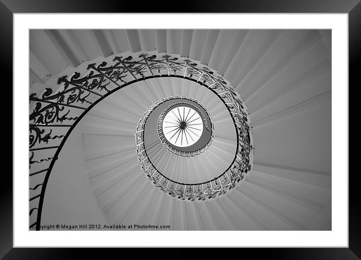 The Spiral Staircase Framed Mounted Print by Megan Winder