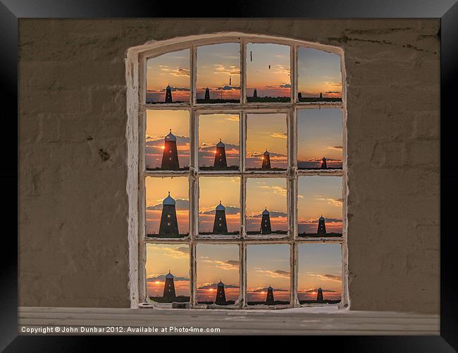 Maws Mill Sunset Framed Print by John Dunbar