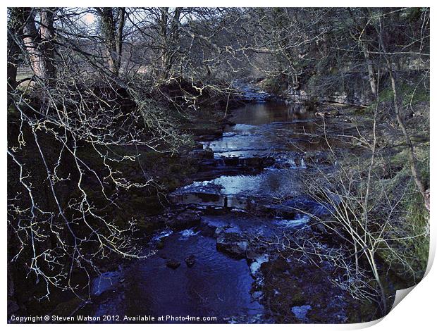 The River Nidd Print by Steven Watson