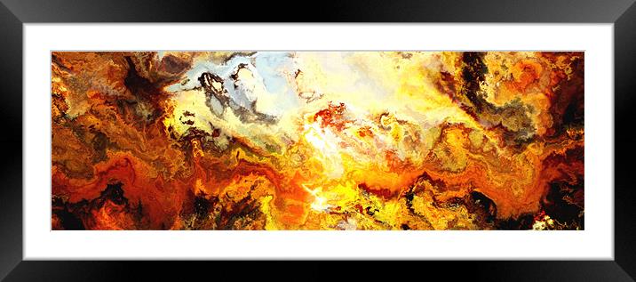 Sunset in the place of power Framed Mounted Print by Jury Onyxman