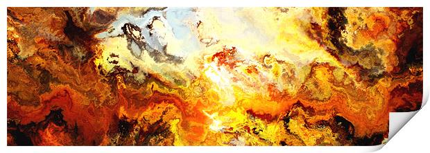 Sunset in the place of power Print by Jury Onyxman