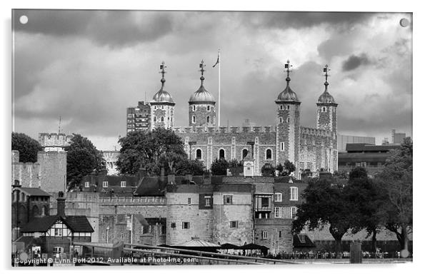 The Tower of London Acrylic by Lynn Bolt