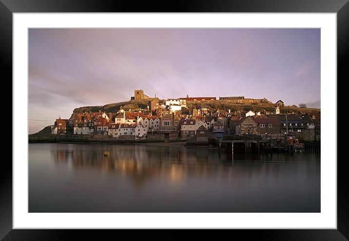 Whitby Framed Mounted Print by Tracey Whitefoot