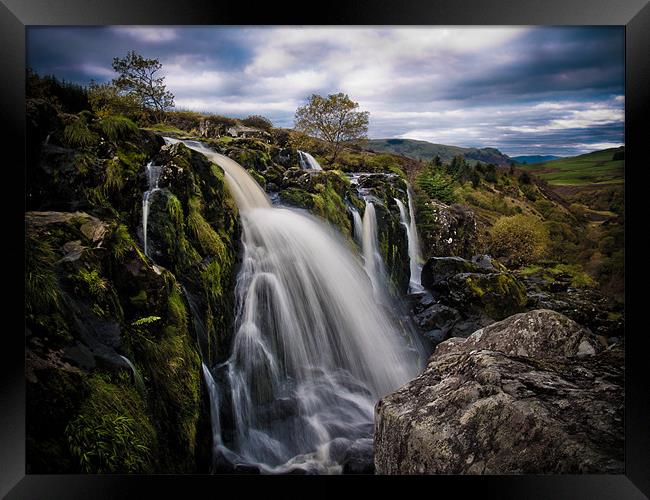 The Loup of Fintry, Carron Valley, Scotland Framed Print by Louise Bellin