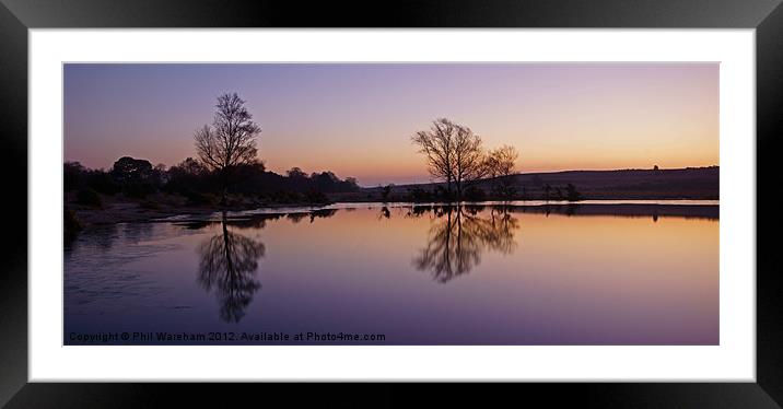 Whitten Pond Burley Framed Mounted Print by Phil Wareham