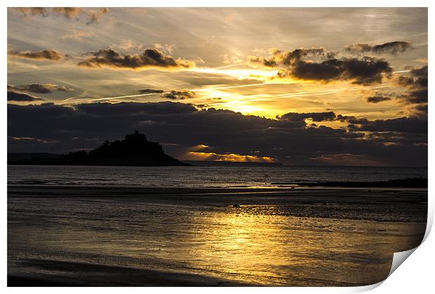 st michaels mount Print by keith sutton