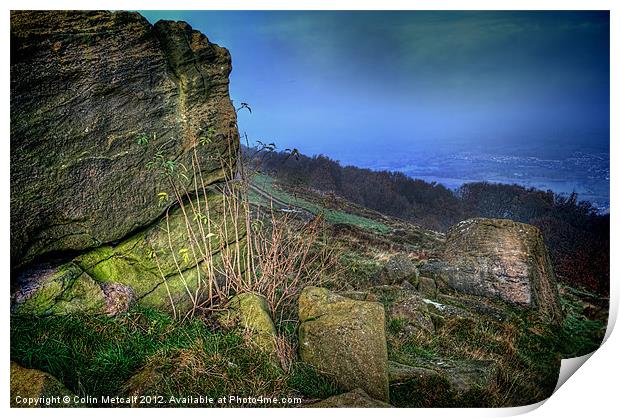 Chevin Surprise View Print by Colin Metcalf