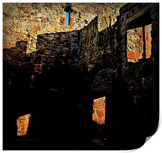these castle walls Print by dale rys (LP)
