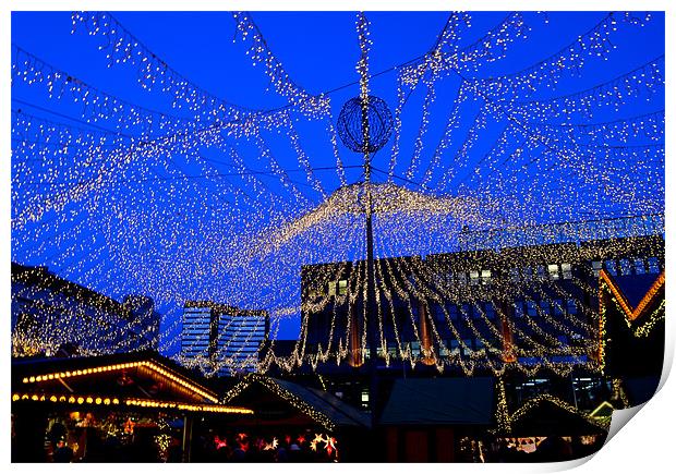 Christmas Market Germany Print by barbara walsh