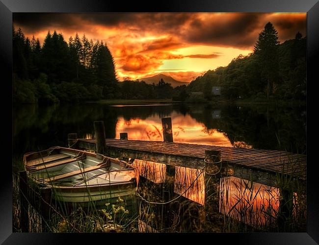 Loch Ard, Scotland Framed Print by Aj’s Images