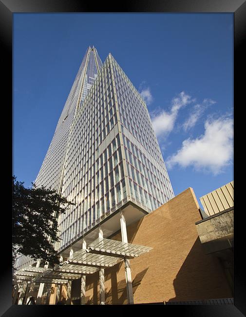 The Shard skyline Framed Print by David French