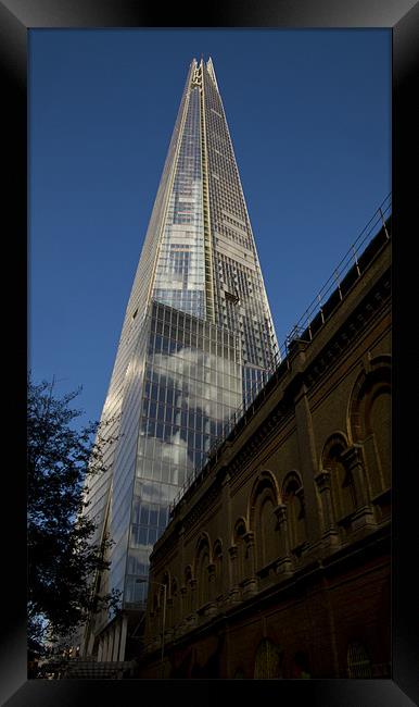 The Shard skyline Framed Print by David French