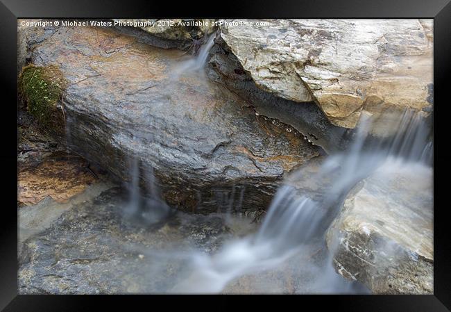 Flowing Waters Framed Print by Michael Waters Photography