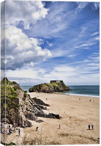 St Catherines Island 1 Canvas Print by Steve Purnell