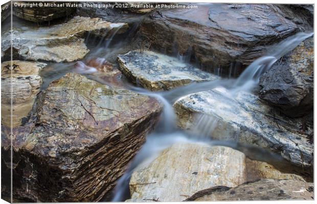 Majestic Falls Canvas Print by Michael Waters Photography