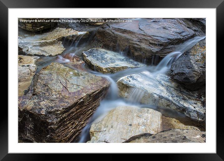 Majestic Falls Framed Mounted Print by Michael Waters Photography