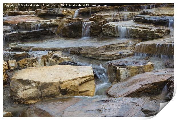Ripples of Water Print by Michael Waters Photography
