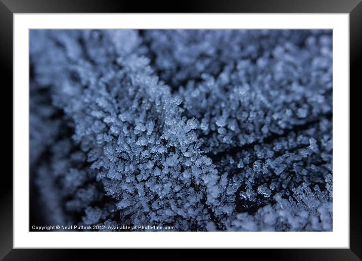 Frost Framed Mounted Print by Neal P