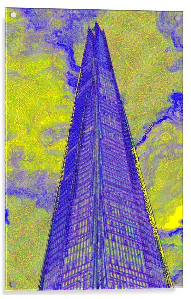 The Shard London Art Acrylic by David Pyatt